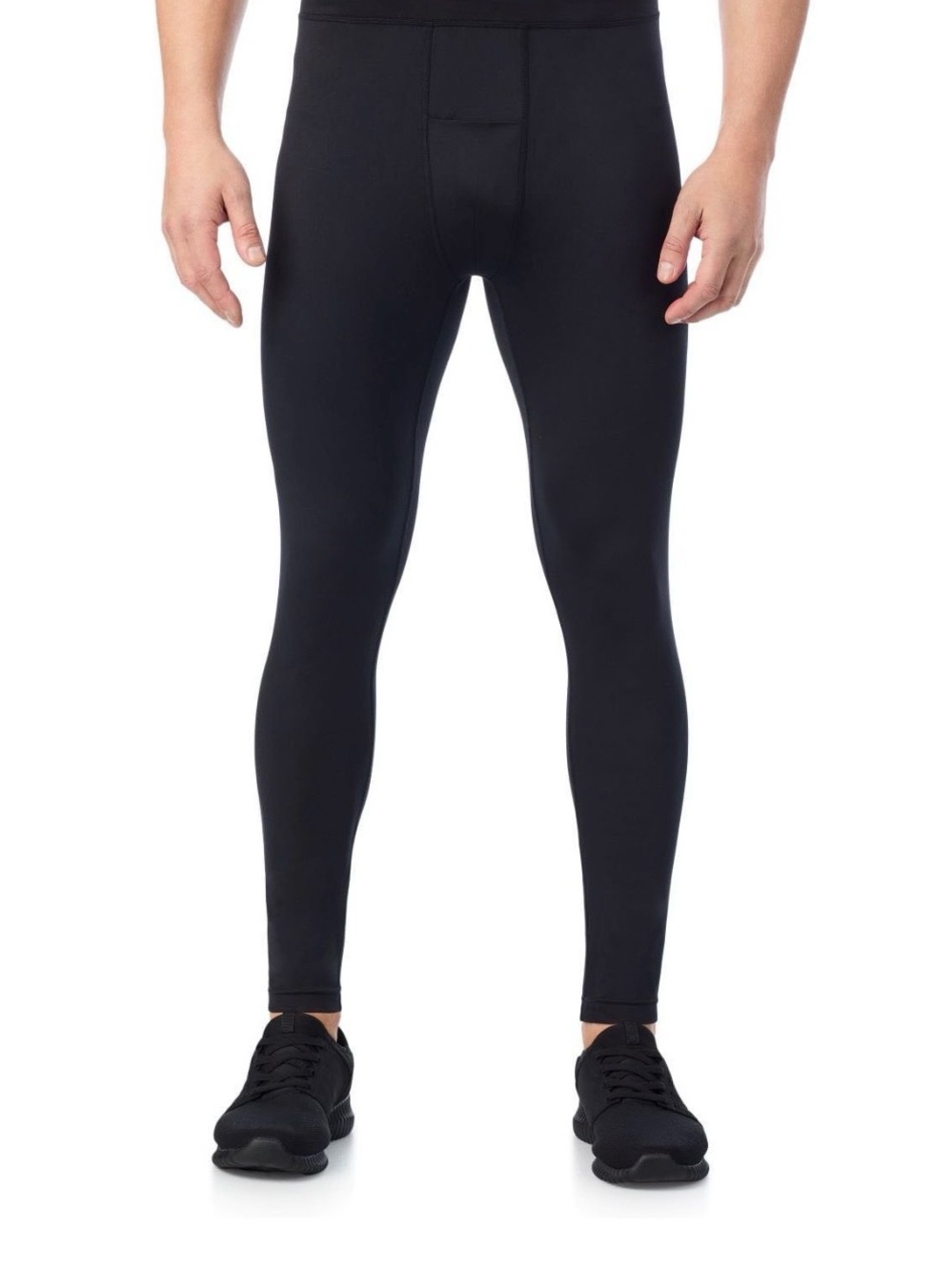 Cuddl Duds Men's Black Thermal Leggings